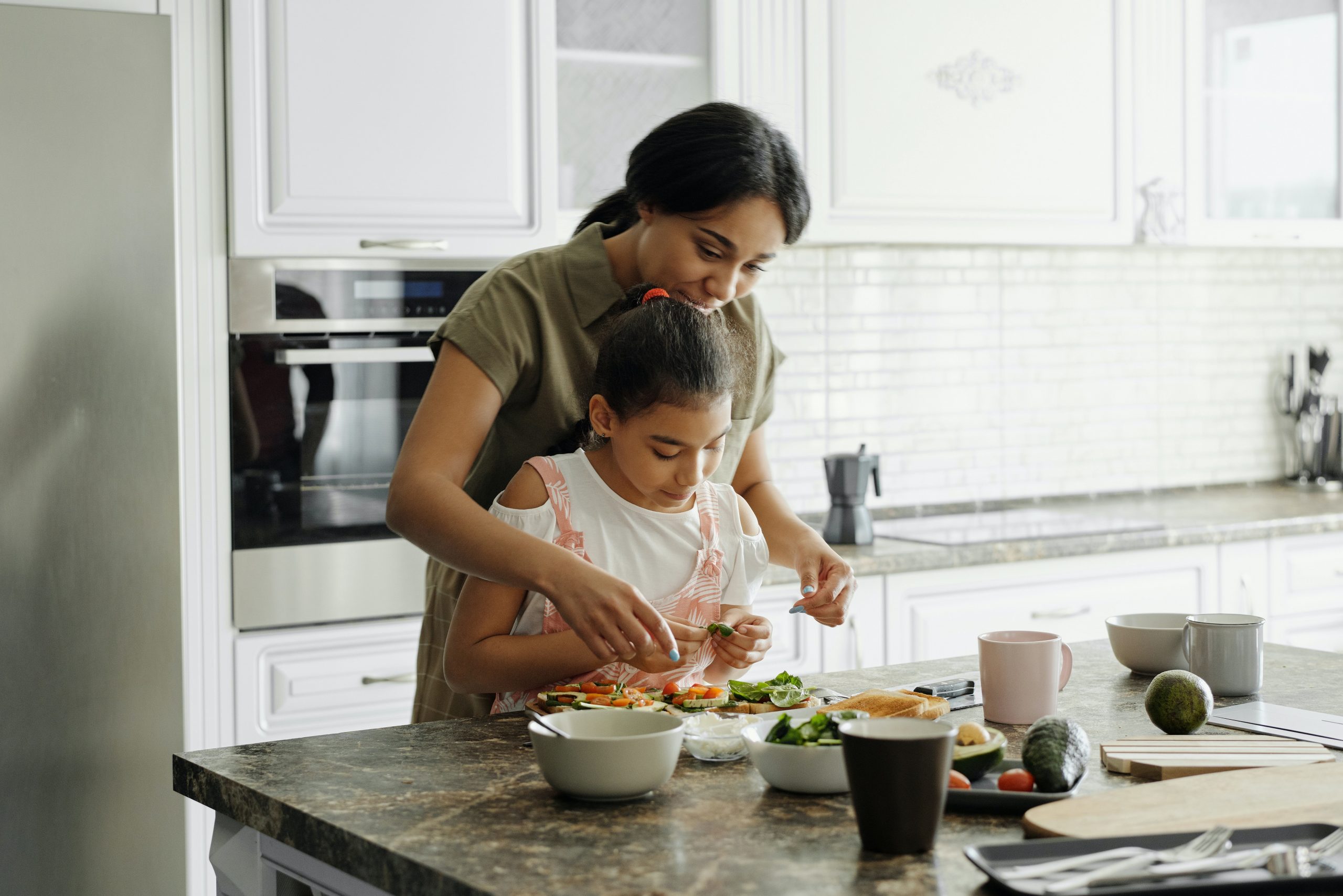 cooking together