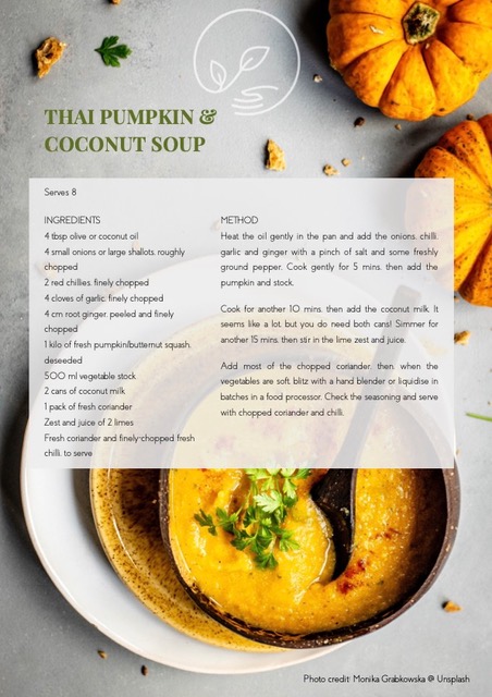 Thai pumpkin soup